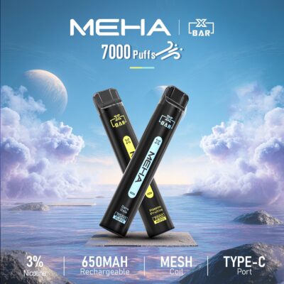 MEHA XBAR 小黑條 7000 Puffs 一次性電子煙｜拋棄式小煙 大容量多口味｜台灣正品